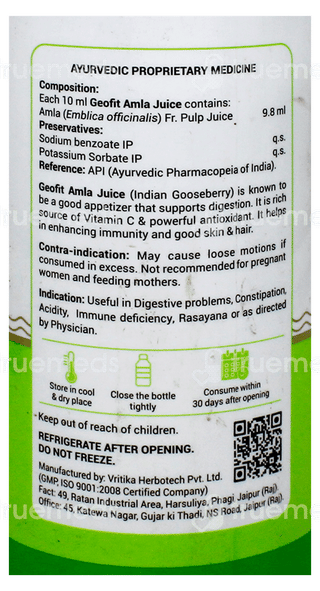 Geofit Amla Juice 1000Ml